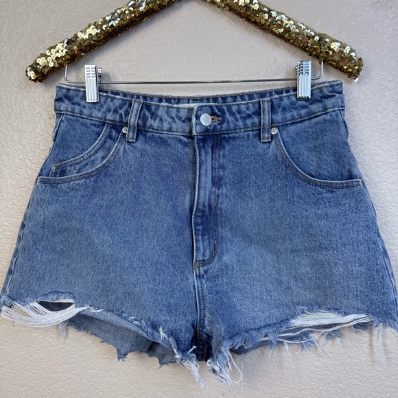 Rolla’s • Duster Denim High-Waisted Shorts - Picture 1 of 14